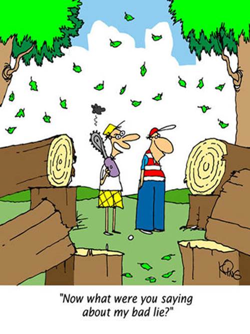 Big Shooter Golf Cartoon #3