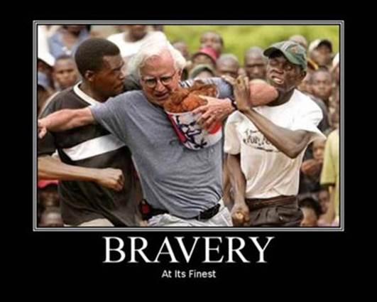 Anti Motivational Poster: Bravery