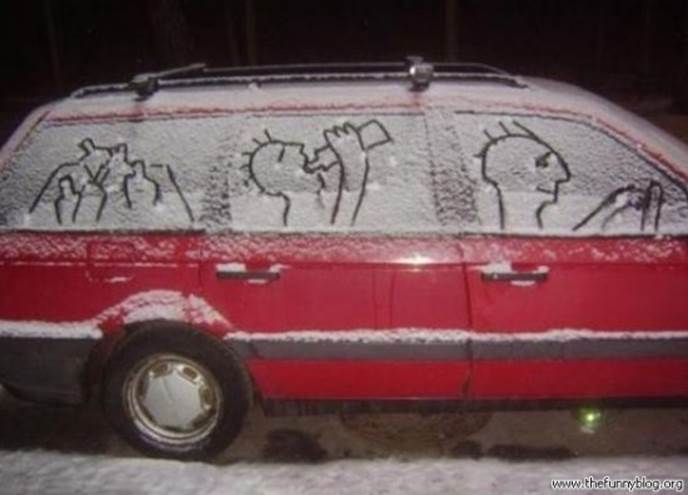snow-art-on-car