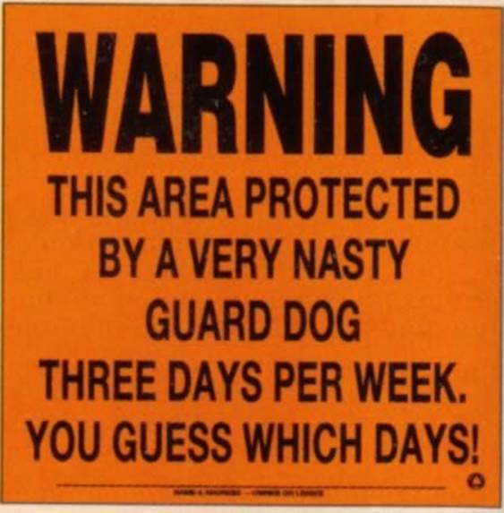 Funny dog signs6 Funny dog signs