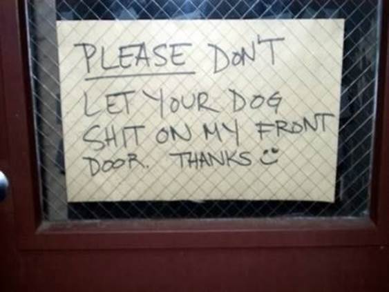 Funny dog signs4 Funny dog signs