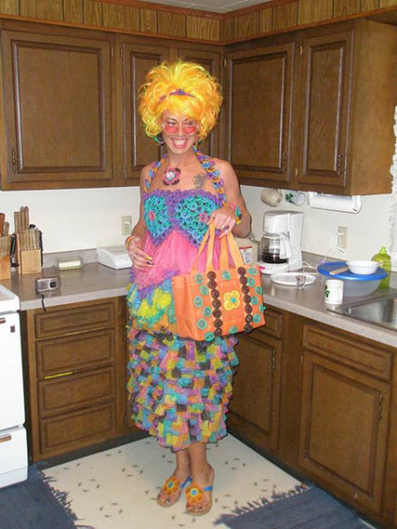 would you wear 640 08 Funny: Dresses made out of condoms