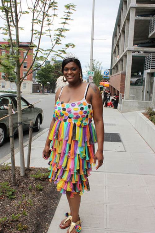 would you wear 640 09 Funny: Dresses made out of condoms