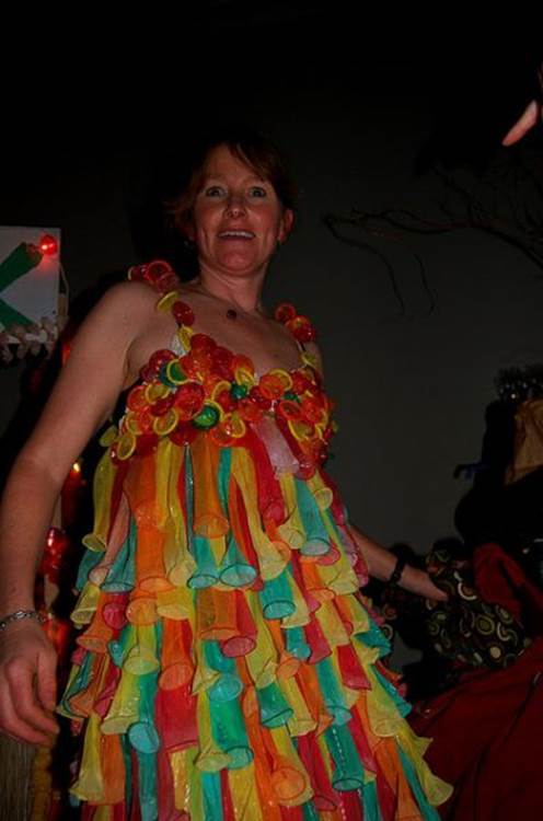 would you wear 640 12 Funny: Dresses made out of condoms