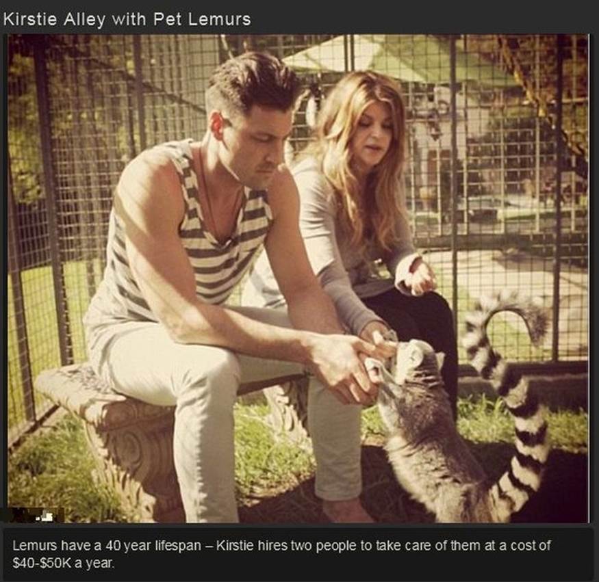 Celebs exotic pets3 Funny: Celebs with exotic pets