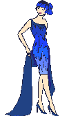 lady in blue animations