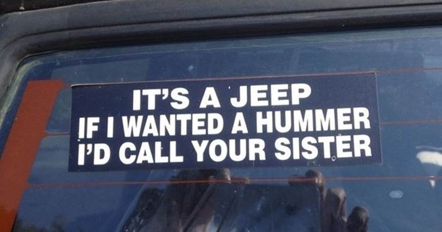 Witty bumper stickers8 Funny: Witty bumper stickers