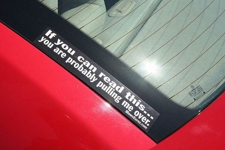 Witty bumper stickers19 Funny: Witty bumper stickers