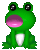  frog croaking  animation