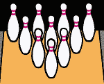 ten pin bowling animation