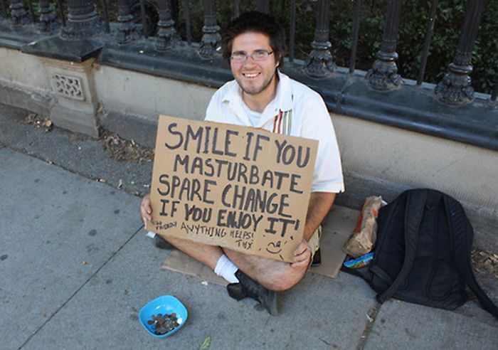 witty homeless signs part2 4 Funny: Witty homeless signs {Part 2}