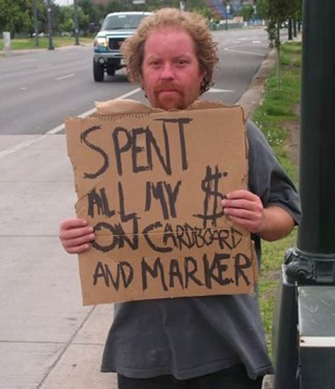 witty homeless signs part2 18 Funny: Witty homeless signs {Part 2}