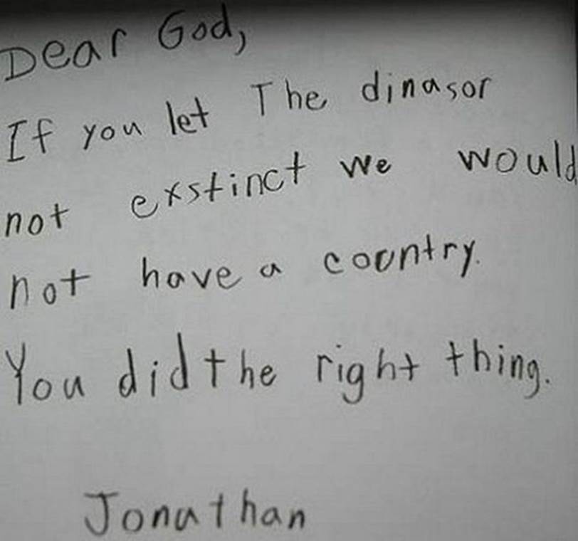 Funny kid notes to God2 Funny kid notes to God