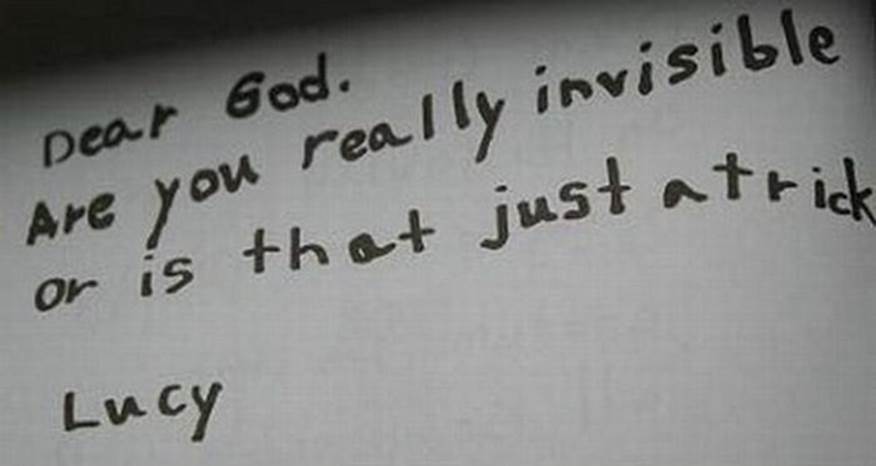Funny kid notes to God6 Funny kid notes to God