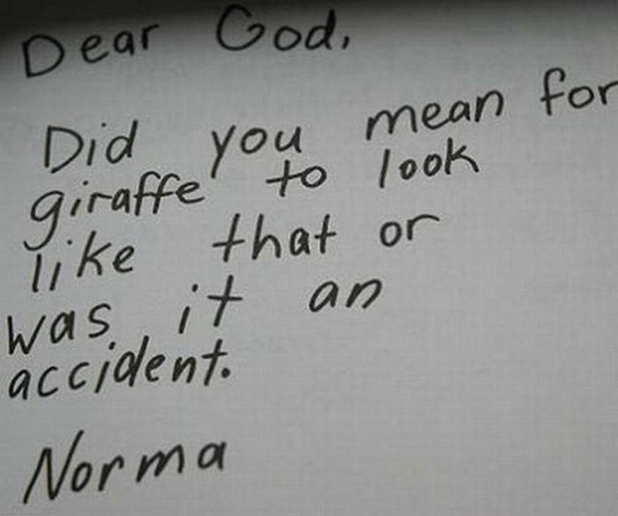 Funny kid notes to God8 Funny kid notes to God