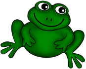 happy frog  animation