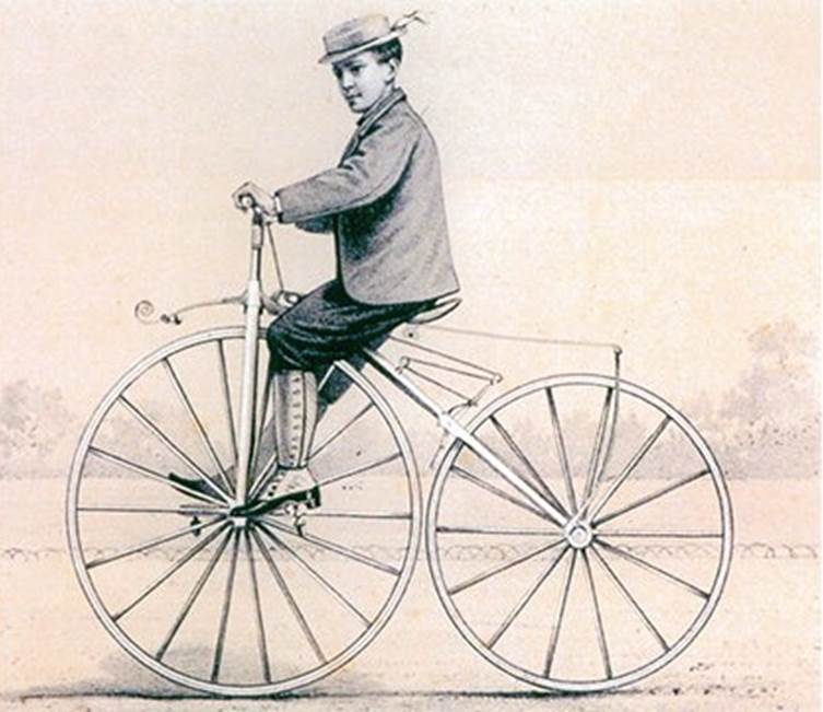 The first velocipedes were nicknamed boneshakers