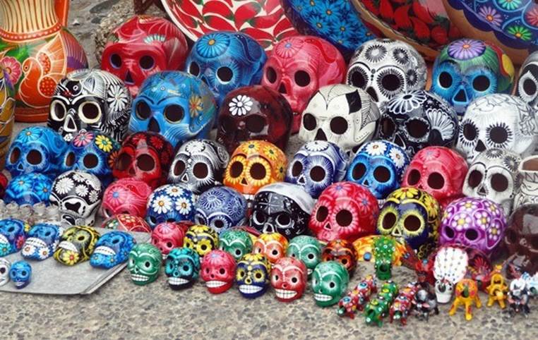 Decorated skulls