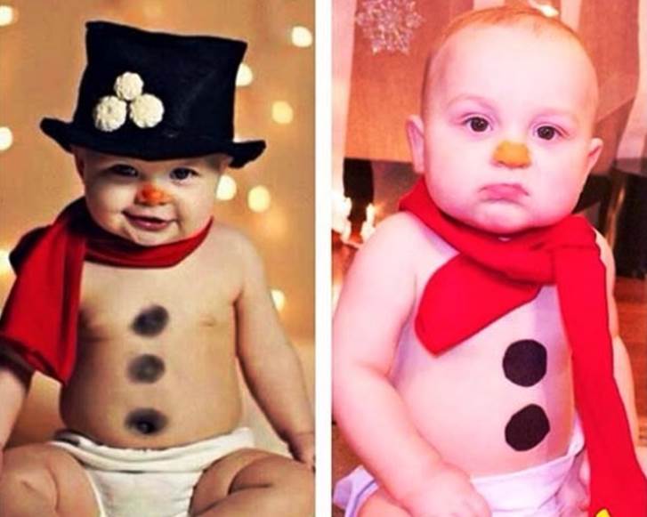 Baby Expectations Vs. Reality Pictures