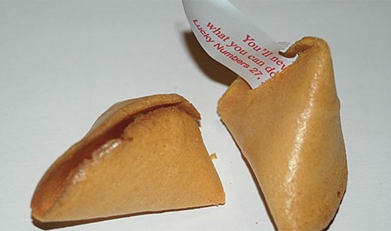 China didn't have fortune cookies until 1993. When they were introduced, they were marketed as 