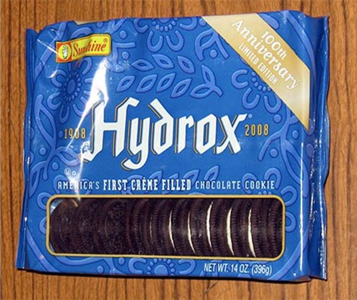 Oreo cookies are a knock-off of a previous brand - Hydrox. Unfortunately for Hydrox, because of Oreo's surge to popularity, Hydrox has been accused of being a knock-off instead of vice versa