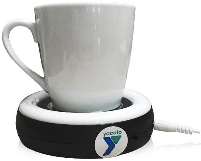 USB heated coffee mug warmer