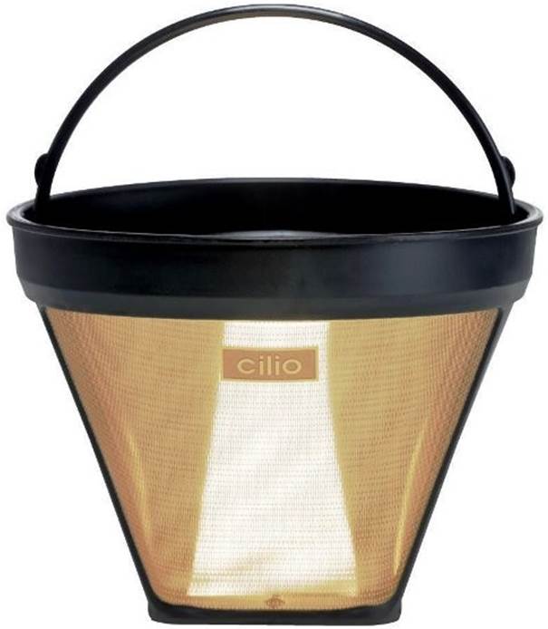 Gold plated coffee filter