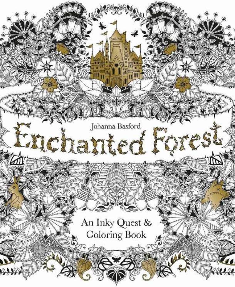 Enchanted Forest: An Inky Quest and Coloring Book, author: Johanna Basford
