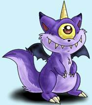 Image result for purple ONE eyed monster CARTOON ANIMATION GIF