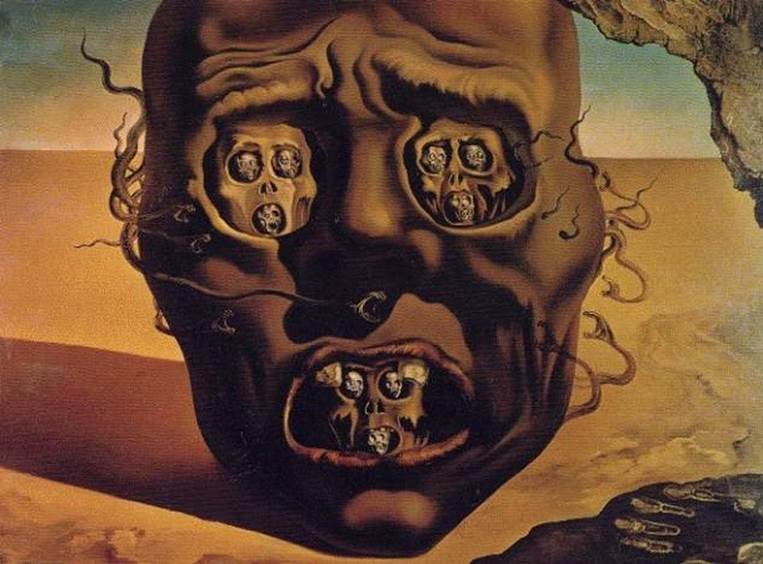 The Face of War, by Salvador Dalí