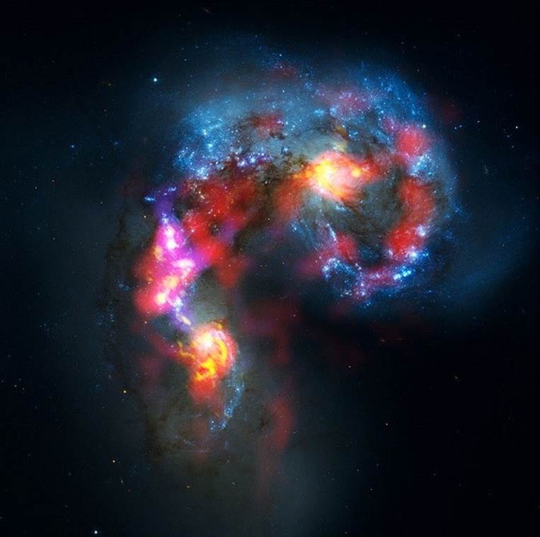 Antennae_Galaxies_composite_of_ALMA_and_Hubble_observations