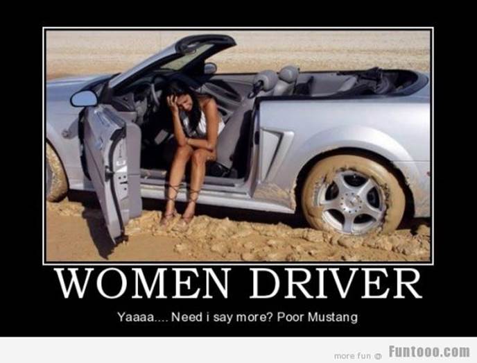 funny women driver image
