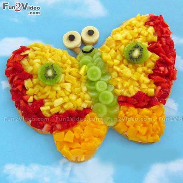 Fruit Decoration Butterfly Food Picture