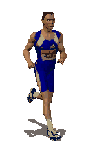 runner athlete jogger animation