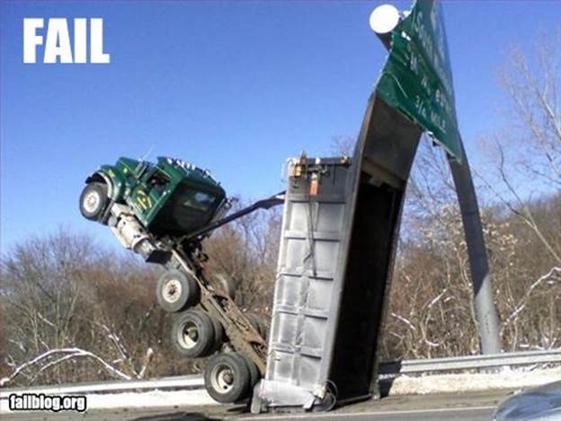 Dump Truck Fail