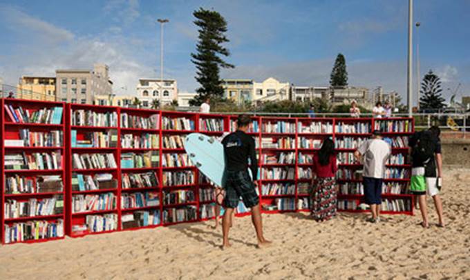 Bondi Beach Bookshelves