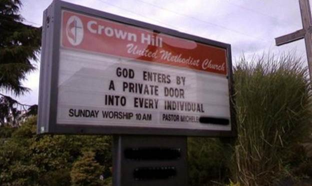 funny church sign Funny Church Signs   Sexual Innuendo (Photo Gallery)