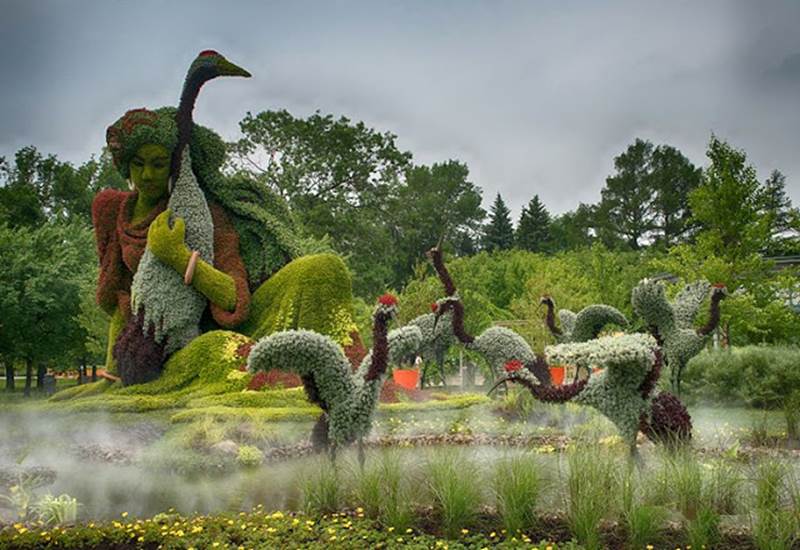 plants sculpture 14 Mosaiculture Exhibition: Fabulous Garden Plant Sculptures 