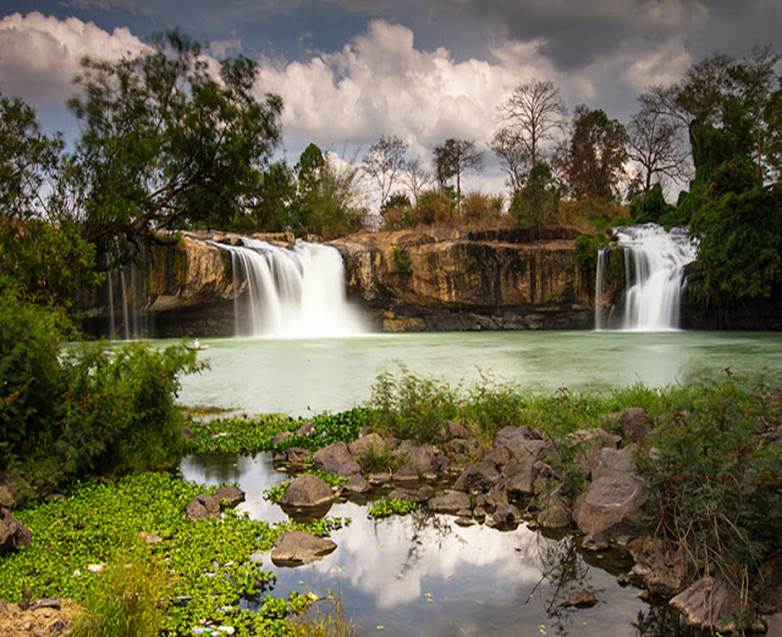 Draysap waterfall, Daklak  in Vietnam 