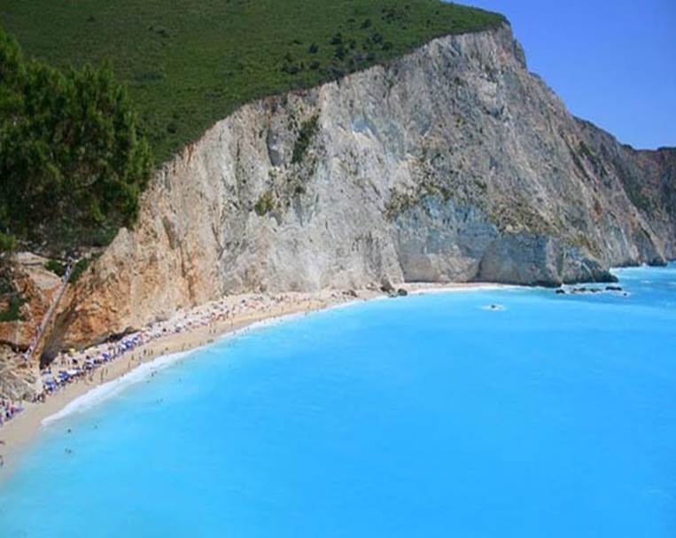 Porto Katsiki beach, Lefkada island in Greece 