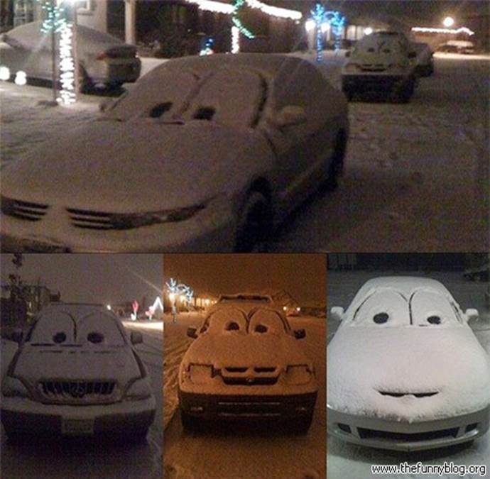 http://www.thefunnyblog.org/wp-content/uploads/2012/11/funny-snow-art-2012-smiling-cars.jpg