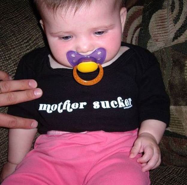 babies wearing naughty t shirts 16 Funny: Kids with naughty T shirts