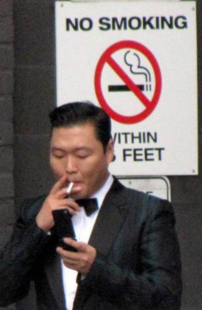 do what I want psy smoking