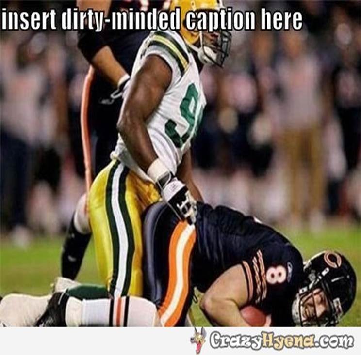 Funniest football players doing something dirty together
