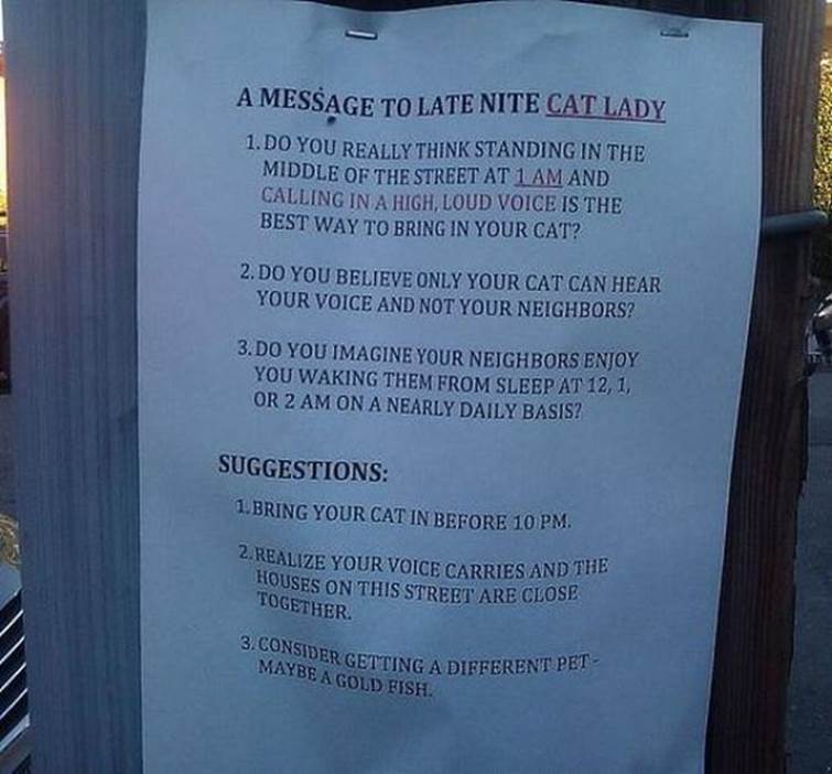 Passive aggressive neighbour notes11 Funny: Passive aggressive neighbour notes