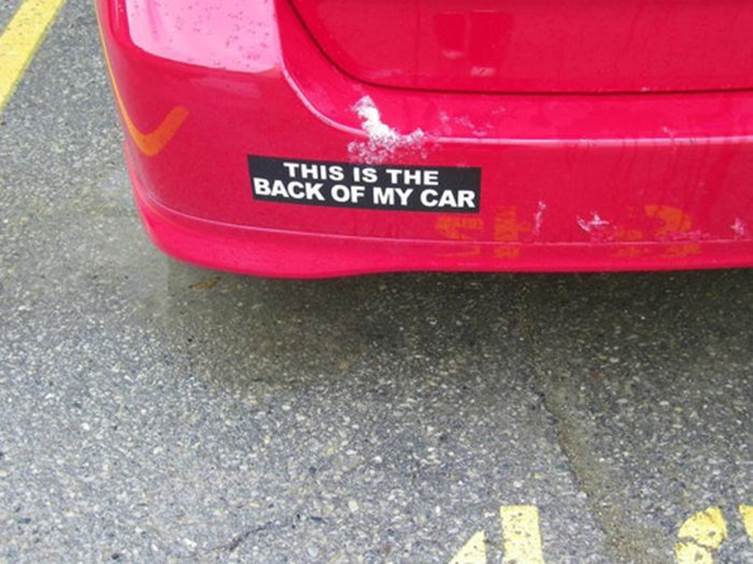 Witty bumper stickers18 Funny: Witty bumper stickers