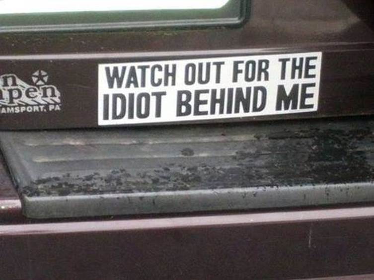 Witty bumper stickers21 Funny: Witty bumper stickers