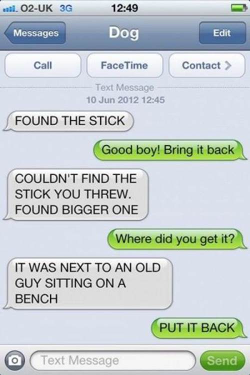 dog owner text messages part3 2 Funny: Dog & owner text messages {Part 3}