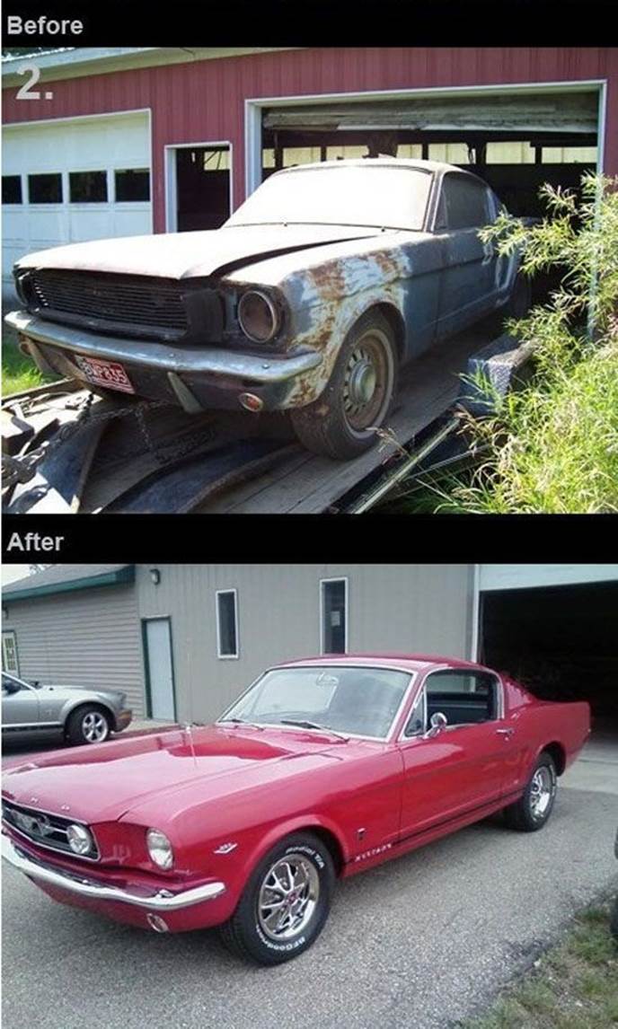 Retro cars restoration before after11 Retro cars restoration   before & after pics