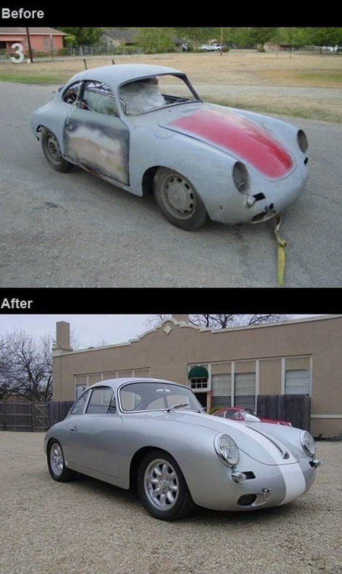 Retro cars restoration before after6 Retro cars restoration   before & after pics